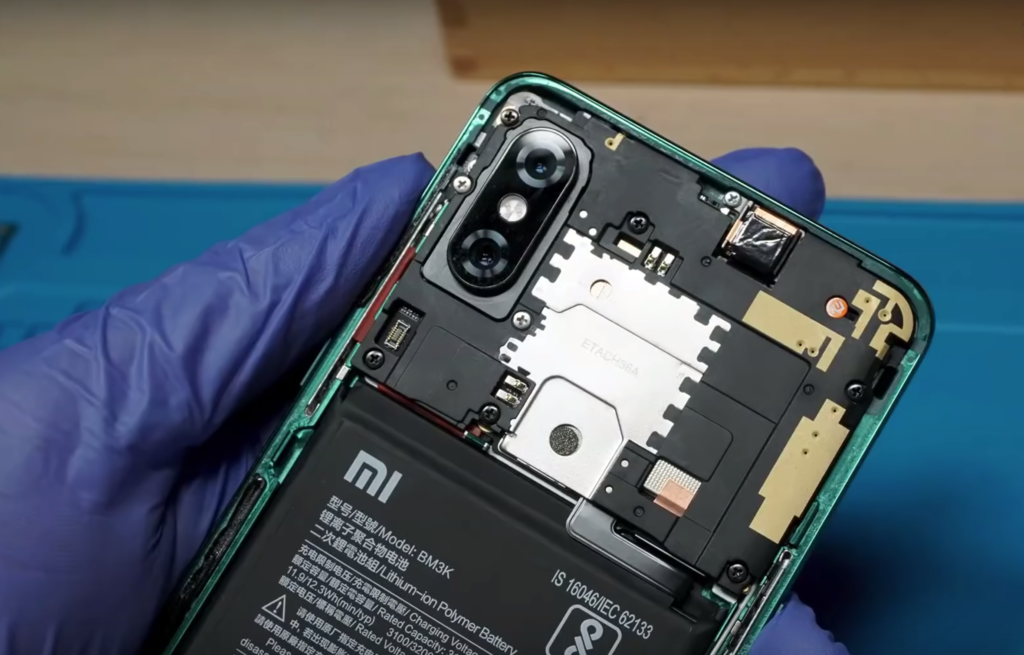 Замена стекла камеры на телефоне Xiaomi Mi Mix 3 5G