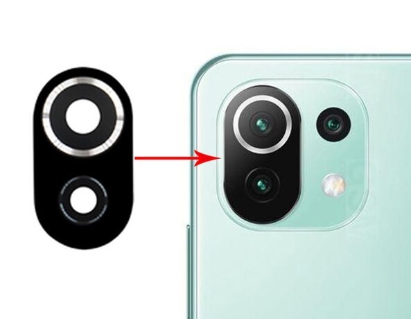 Замена стекла камеры на телефоне Xiaomi Mi 11 Lite 4G