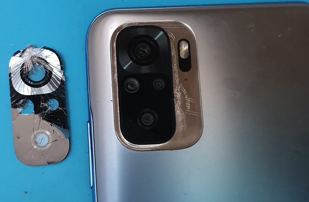 Замена стекла камеры на телефоне Xiaomi Redmi Note 10