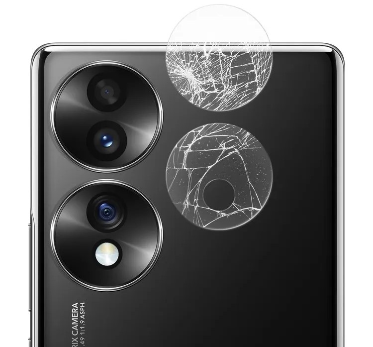 Разбилось стекло камеры на Huawei Honor 70