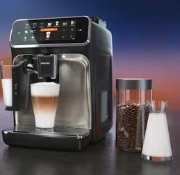 Требует чистку кофемашина Philips EP5444 Series 5400 LatteGo