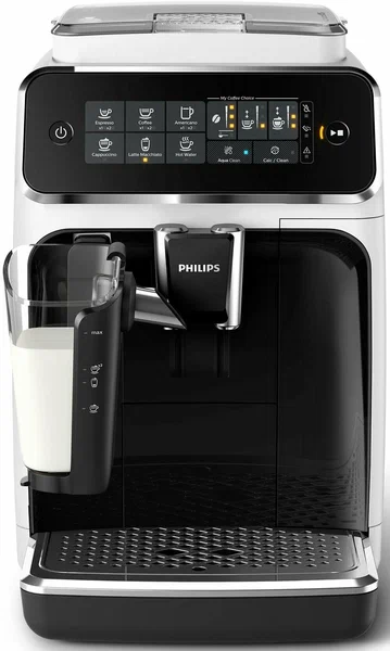 Не мелет кофе кофемашина Philips EP3243 Series 3200 LatteGo