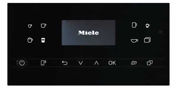 Требует чистку кофемашина Miele CM6360 OBCM